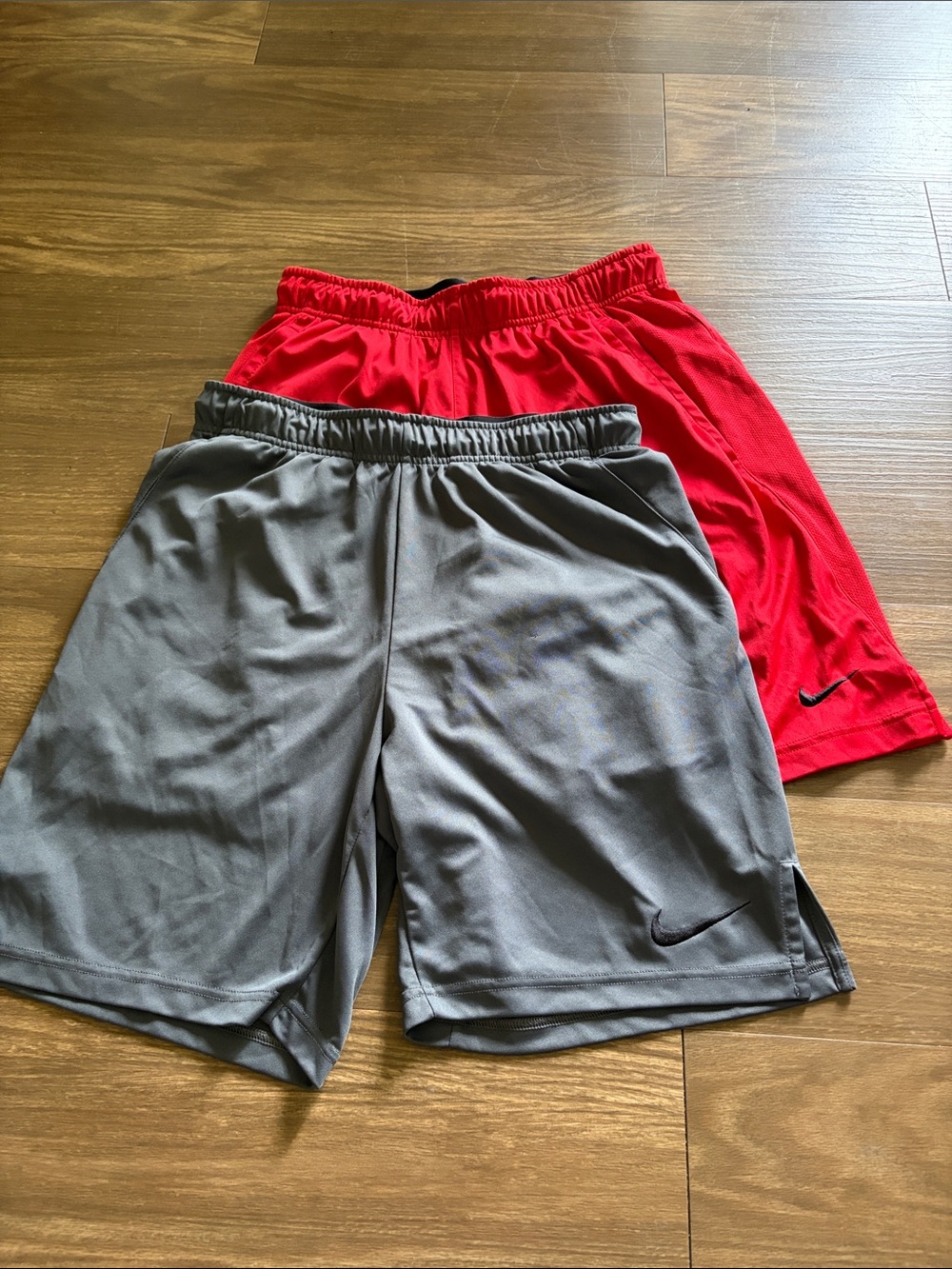 Nike Men’s Athletic Shorts Set - Red & Gray